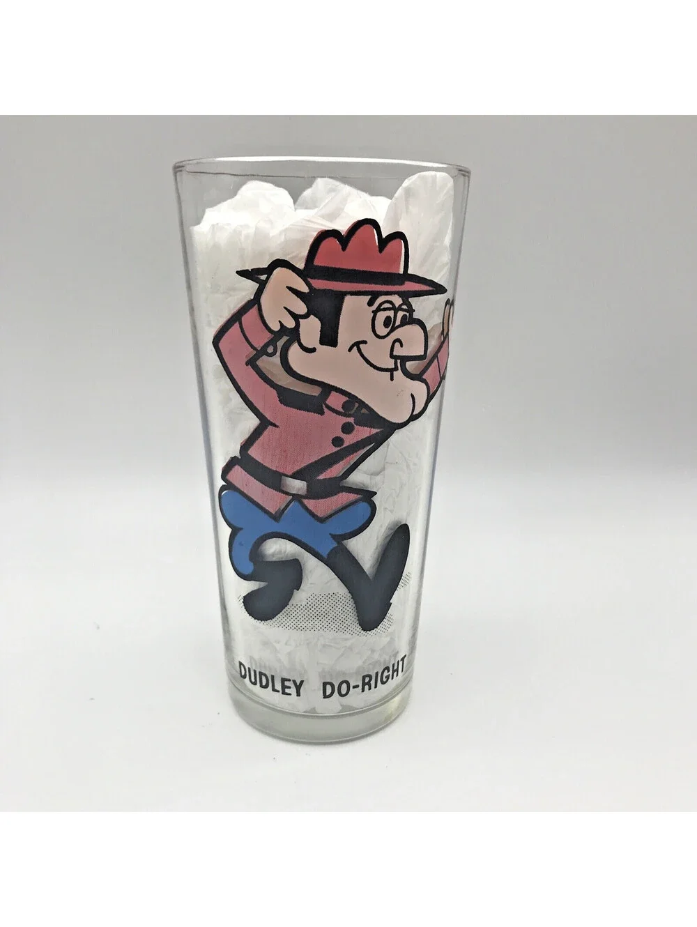 DUDLEY DO RIGHT Vintage Pepsi Cola Collectors Series Drinking Glass 1970’s
